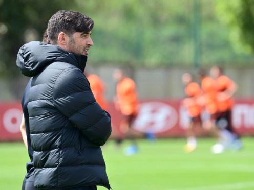Roma boss Paulo Fonseca is being replaced by Jose Mourinho (Luciano Rossi/AP)