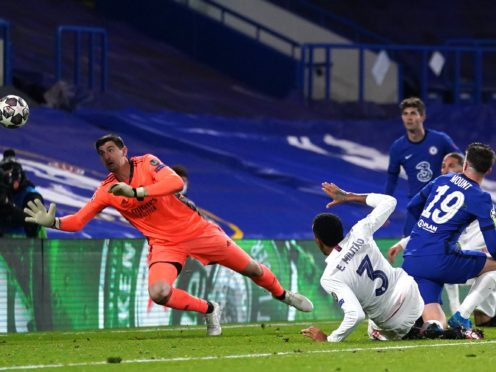 Mason Mount sealed Chelsea’s Champions League final palce with their second goal (Adam Davy/PA)