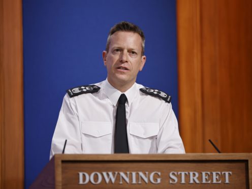 Director general of Border Force Paul Lincoln during a media briefing in Downing Street, London (Tolga Akmen/PA)