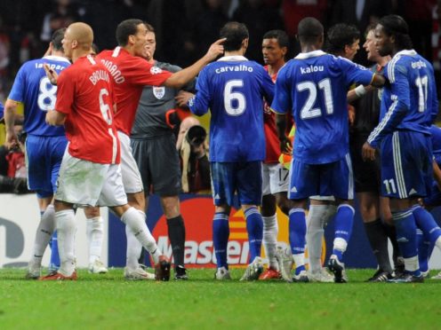 Manchester United and Chelsea faced off in the 2008 Champions League final (Owen Humphreys/PA)