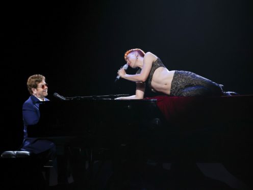 Years And Years frontman Olly Alexander and Sir Elton John (John Marshall/PA)