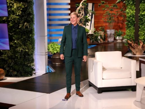 Ellen DeGeneres on the set of her show (Michael Rozman/Warner Bros/PA)