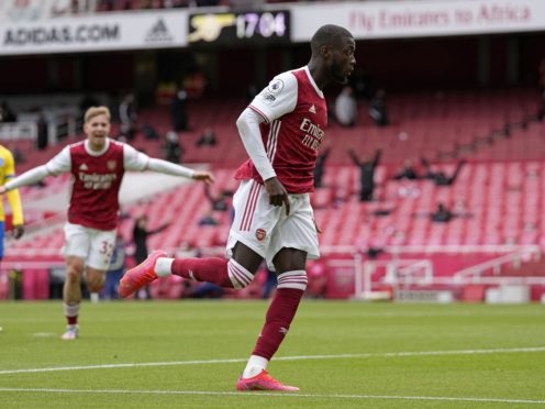 Nicolas Pepe has scored 16 goals this season (Alastair Grant/PA)