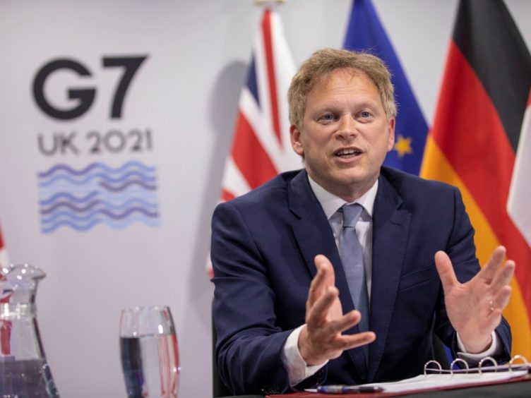 Transport Secretary Grant Shapps has hosted G7 talks aimed at creating a ‘robust, accessible and coordinated approach’ to restarting international travel (Department for Transport/PA)