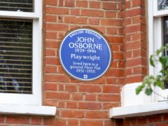 Blue Plaque to John Osborne (English Heritage/PA)