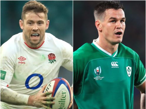 Elliot Daly and Johnny Sexton (Adam Davy/PA)