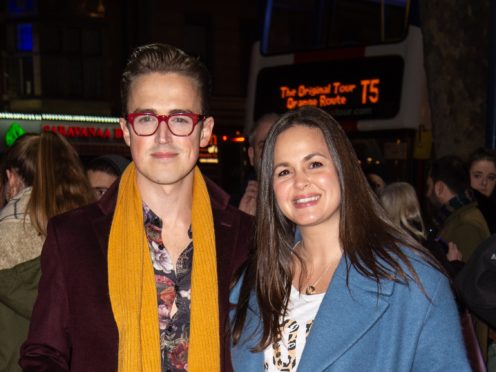 Tom and Giovanna Fletcher have apologised for a ‘huge error of judgement’ after using the Government furlough scheme during the pandemic (Matt Crossick/PA)