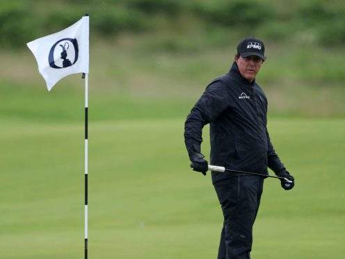 Phil Mickelson became golf’s oldest major winner when he claimed the US PGA title at the age of 50 (David Davies/PA)