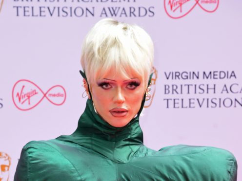 Bimini Bon Boulash arrives for the Virgin Media BAFTA TV awards at the TV Centre, Wood Lane, London. Picture date: Sunday June 6, 2021.