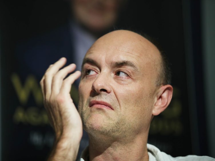 Dominic Cummings has published WhatsApps purportedly between him and the Prime Minister (Yui Mok/PA)