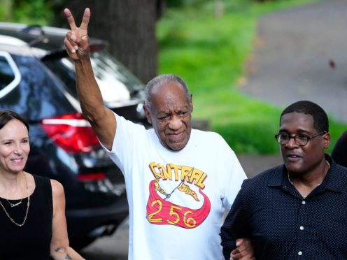 Gloria Allred, the high-powered lawyer who represented many of Bill Cosby’s accusers, has warned the comedian is ‘not home free’ despite being released from prison (AP Photo/Matt Slocum)