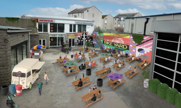 EXCLUSIVE: Aberdeen club promoters launch The Bike Yard, a new street food park at former McGowan Motorcycles venue