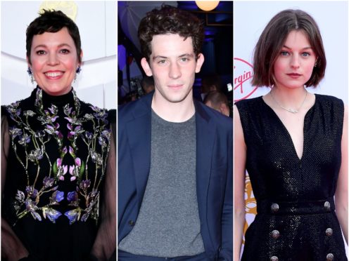 The Crown stars Olivia Colman, Emma Corrin and Josh O’Connor all scored Emmy Award nominations (pa)