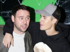 Music mogul Scooter Braun, pictured with his client Justin Bieber, has filed for divorce from wife of seven years Yael Cohen (Yui Mok/PA)