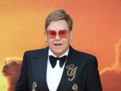 Sir Elton John criticised the US rapper (Jonathan Brady/PA)
