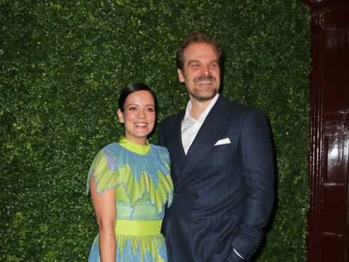 Lily Allen and David Harbour (Isabel Infantes/PA)