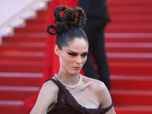 Coco Rocha was among the stars spotted at the Cannes Film Festival (Vianney Le Caer/Invision/AP)