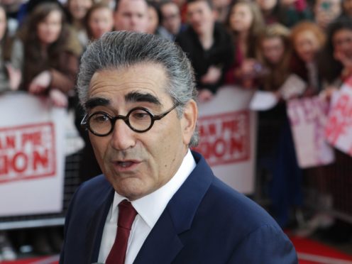 Dan and Eugene Levy have announced a farewell tour to celebrate the end of acclaimed comedy Schitt’s Creek has been cancelled amid a spike in Covid-19 cases (Niall Carson/PA)