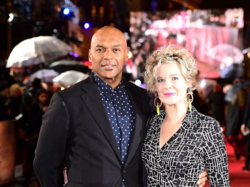 Colin Salmon and Fiona Hawthorne (Ian West/PA)