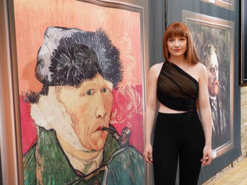 Nicola Roberts at a private viewing of Van Gogh: The Immersive Experience (Ian West/PA)