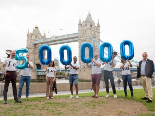 Philip Normal raises £500,000 for the Terrence Higgins Trust (Philip Normal/Terrence Higgins Trust/PA)