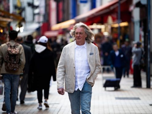 James May filming his first travelogue for Amazon Prime Video in Japan.