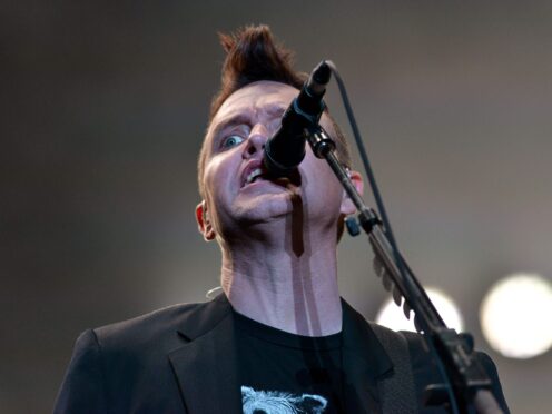 Blink-182 rocker Mark Hoppus has told fans he is free of cancer after months of chemotherapy (Lewis Stickley/PA)
