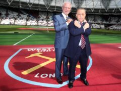 David Sullivan, right, and David Gold took over West Ham in 2010 (Nick Potts/PA)