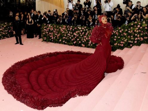 Cardi B was among the stars walking the carpet at the 2019 Met Gala – the event is back after a year out due to the pandemic (Jennifer Graylock/PA)