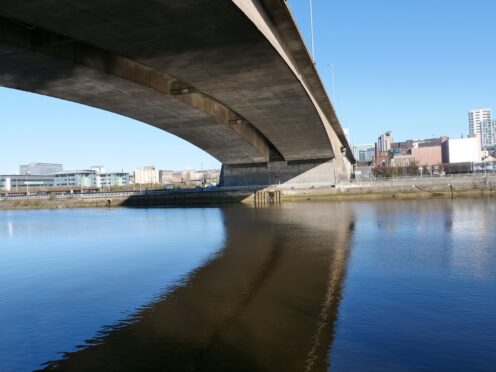 The bridge cuts through the centre of Glasgow (Transport Scotland/PA)
