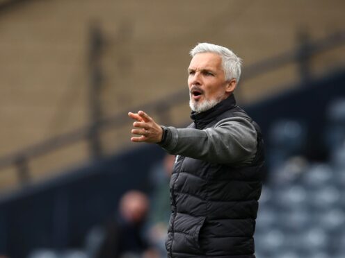 St Mirren manager Jim Goodwin (Andrew Milligan/PA)