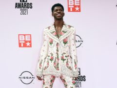 Lil Nas X shared a tongue-in-cheek pregnancy photoshoot to promote his debut album (Jordan Strauss/Invision/AP, File)