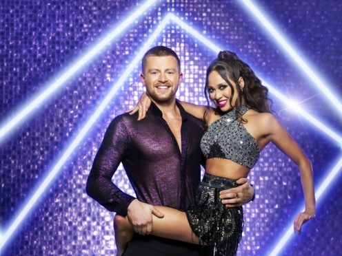 Adam Peaty and Katya Jones who have been paired together for this year’s BBC1’s Strictly Come Dancing (BBC/PA)
