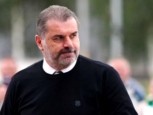 Celtic manager Ange Postecoglou preparing for Bayer Leverkusen (Jane Barlow/PA)