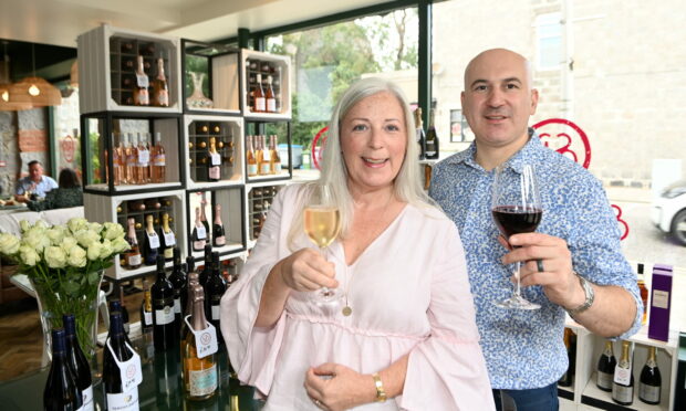Couple open new stylish wine bar and shop in Aberdeen