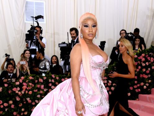 Nicki Minaj put the controversy over her Covid vaccine comments to one side while celebrating her son’s first birthday (Jennifer Graylock/PA)