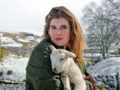 Amanda Owen stars in Our Yorkshire Farm alongside her husband and children (Richard Walker/PA)