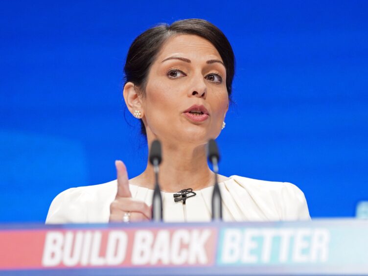 Home Secretary Priti Patel (Stefan Rousseau/PA)