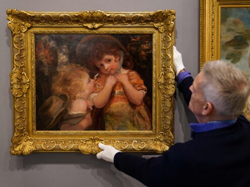 The artwork is thought to have been painted between 1780 and 1785 (Jacob King/PA)