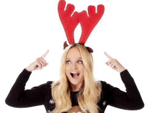 Emma Bunton supports Save the Children’s 10th Annual Christmas Jumper Day on Friday December 10 (Handout)