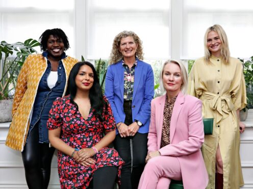 The judging panel for the Women’s Prize for Fiction 2022 (Sam Holden Agency/Women’s Prize for Fiction/PA)