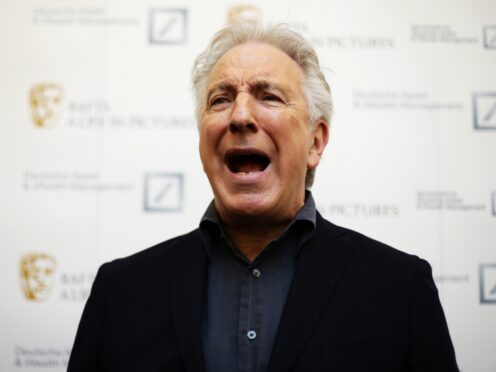 Alan Rickman (Yui Mok/PA)