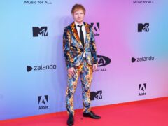 Ed Sheeran attending the 2021 MTV EMA awards at the Papp Laszlo Budapest Sportarena, in Budapest, Hungary. Picture date: Sunday November 14, 2021.