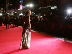 Sienna Miller arriving for the BFI London Film Festival screening of Foxcatcher, at Odeon Leicester Square, London.