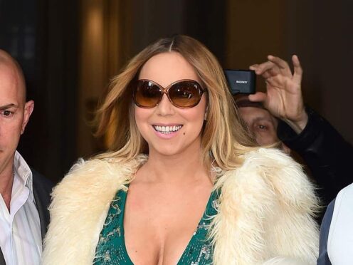 Mariah Carey leaving the Corinthia Hotel in London (Ian West/PA)