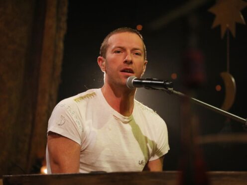 Coldplay lead singer Chris Martin (Isabel Infantes/PA)