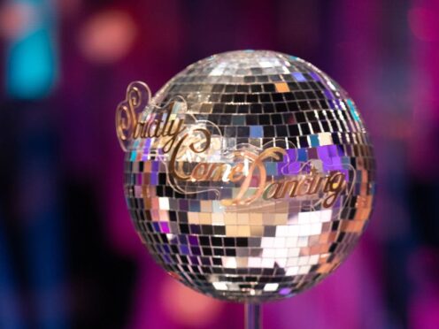The Strictly glitterball (Guy Levy/BBC)