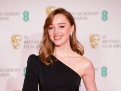 EMBARGOED TO 0001 WEDNESDAY OCTOBER 6 File photo dated 11/4/2021 of Bridgerton star Phoebe Dynevor who has said she is “full of anxiety” after rocketing to fame in the Netflix period drama and is worried about “letting someone down”. The actress, 26, was thrust into the spotlight with her role as Daphne Bridgerton in the raunchy series. Issue date: Wednesday October 6, 2021.