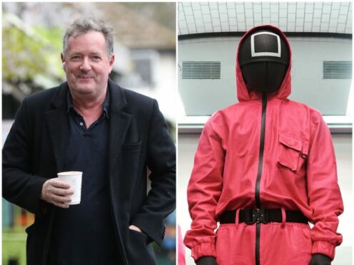 Piers Morgan and Squid Game (PA)