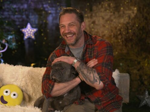 Tom Hardy will return to CBeebies Bedtime Stories on Christmas Eve and Christmas Day (BBC/PA)